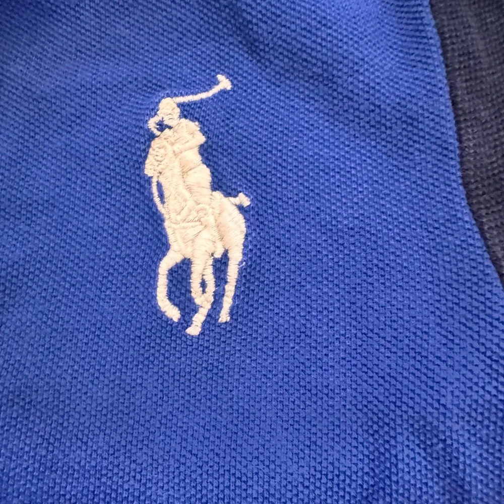 Ralph Lauren Pony Kids Royal Blue Polo Shirt Short‎ Sleeve Crest Logo Size 2T